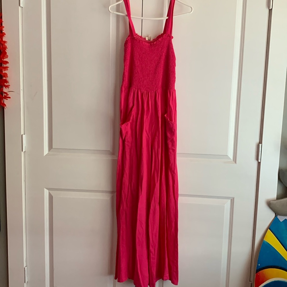 Pink boutique jumpsuit